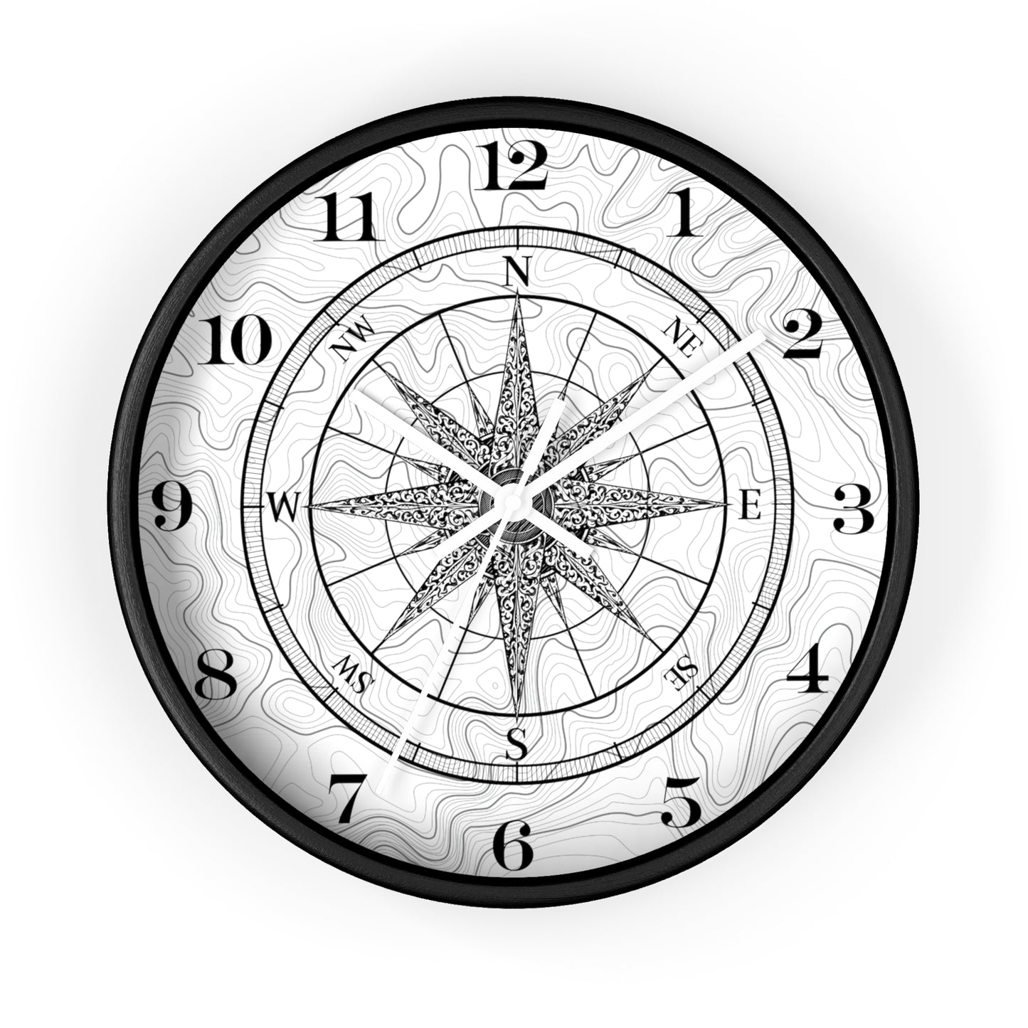 Survey Style Wall Clock