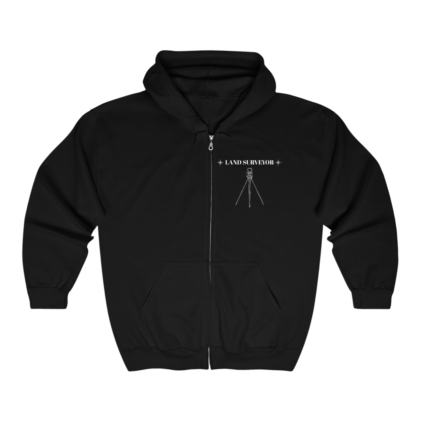 Land Surveyor Zip Hoodie