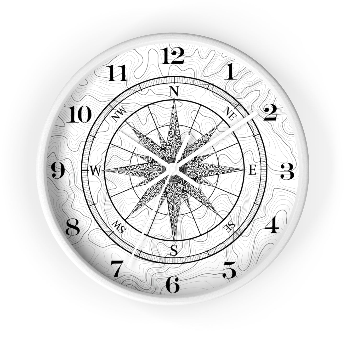 Survey Style Wall Clock