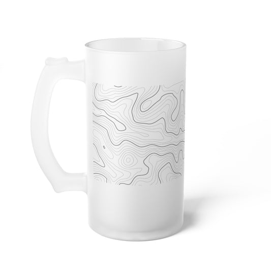 Frosted Contour Beer Mug