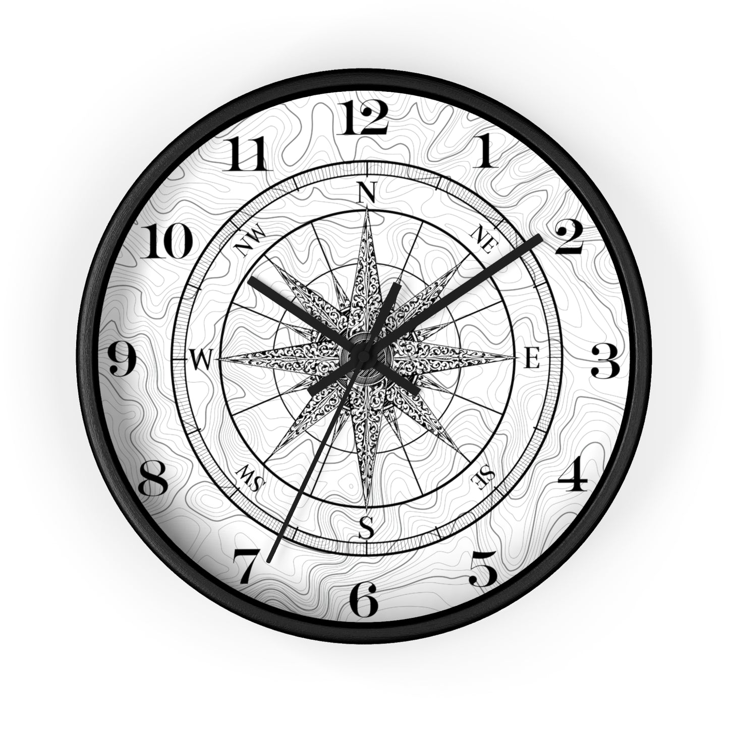 Survey Style Wall Clock