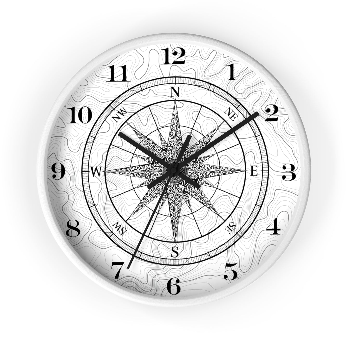 Survey Style Wall Clock