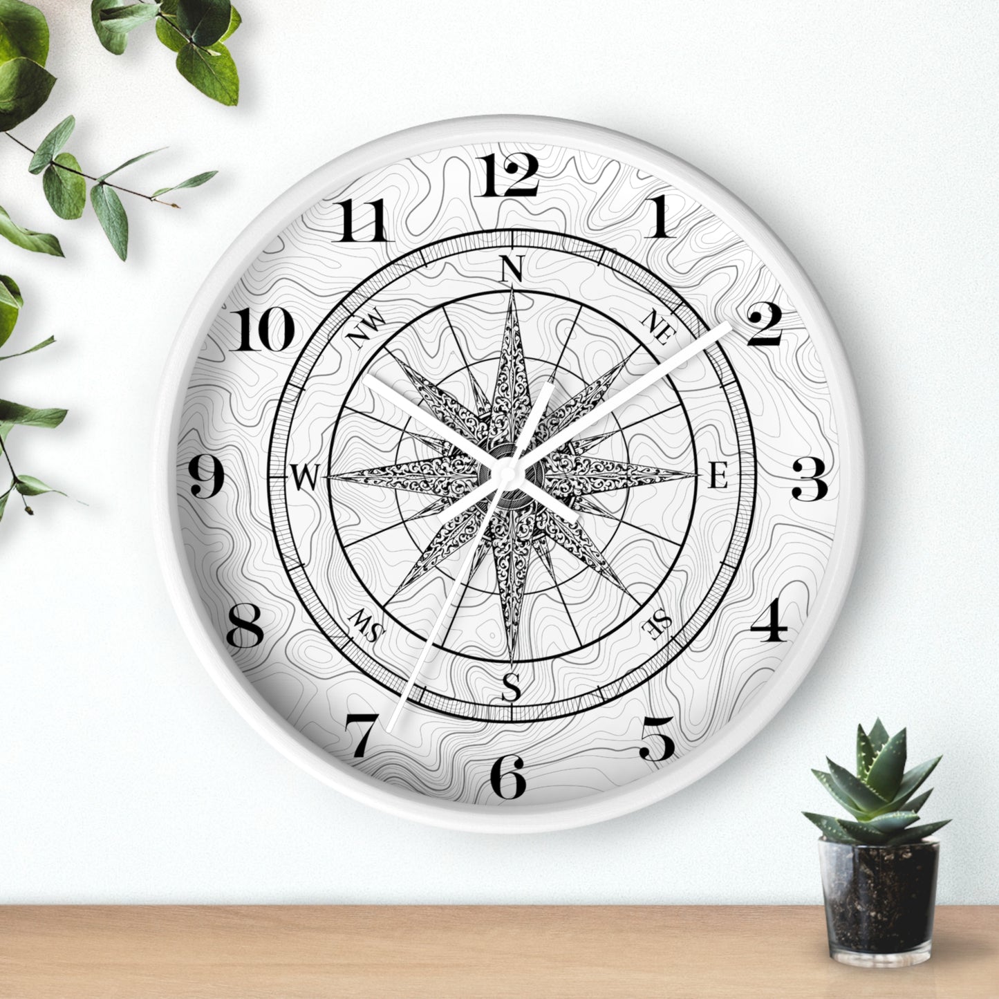 Survey Style Wall Clock