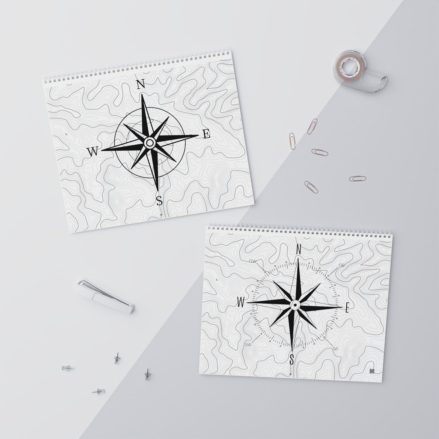 Compass Rose Wall Calendar (2024)