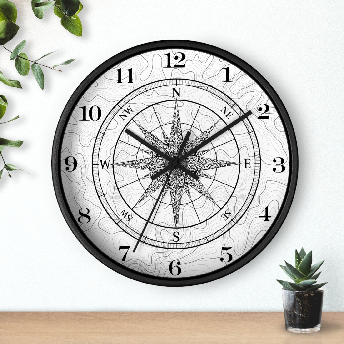 Survey Style Wall Clock