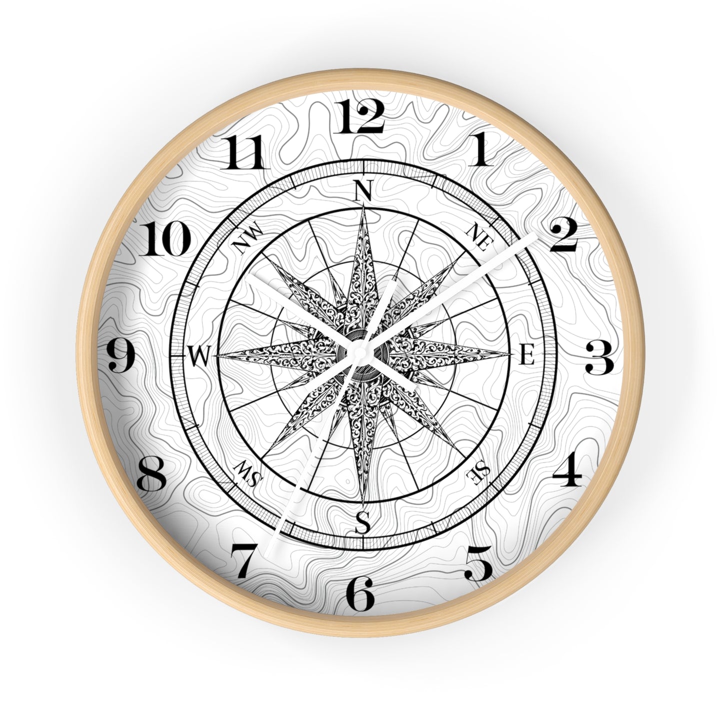 Survey Style Wall Clock