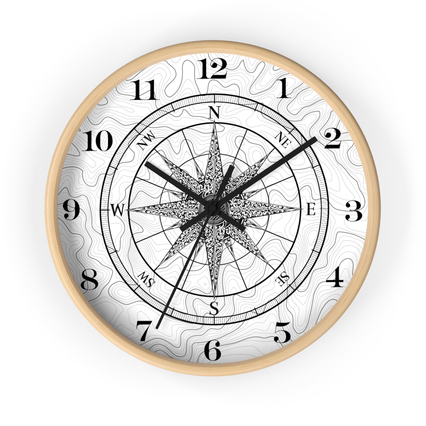 Survey Style Wall Clock