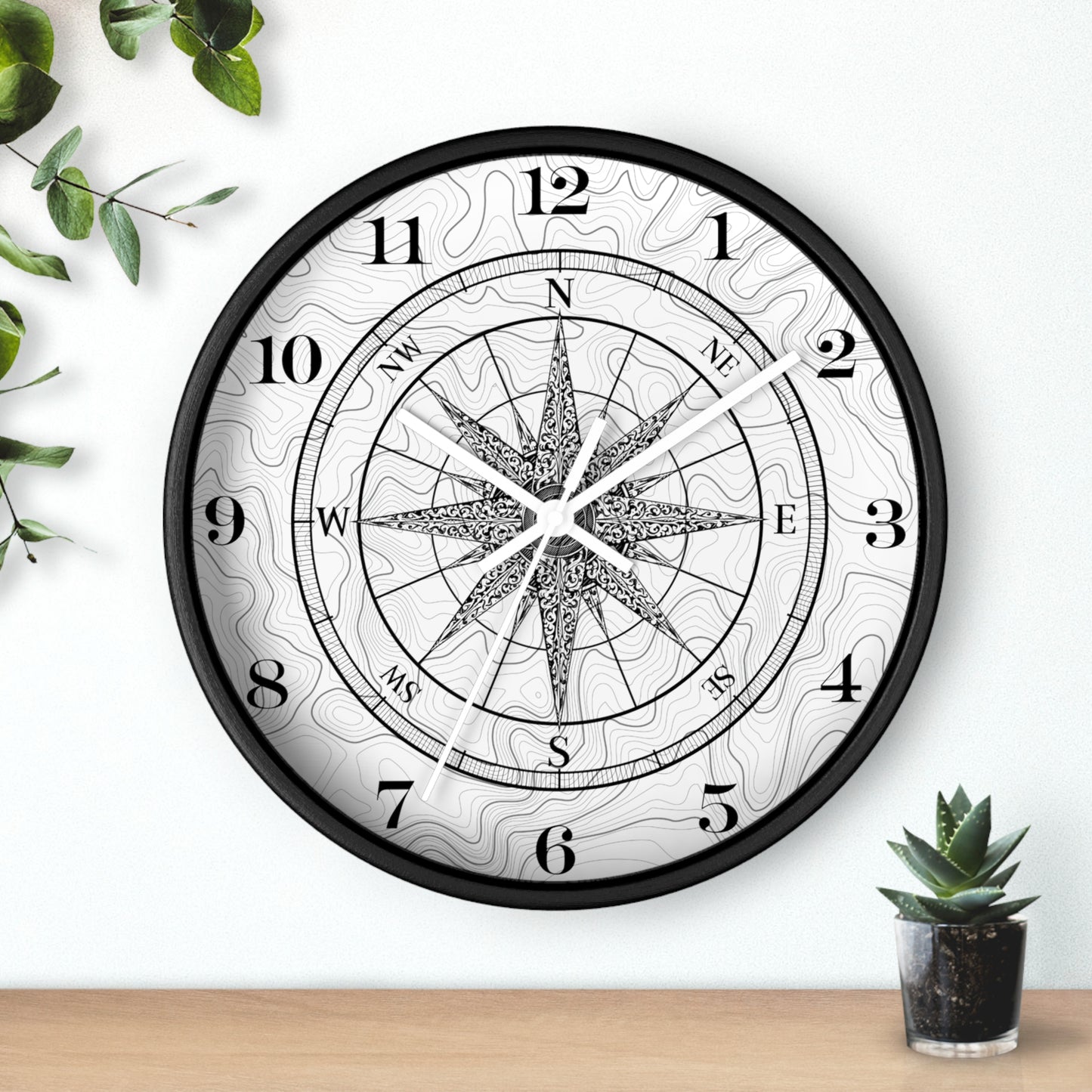 Survey Style Wall Clock