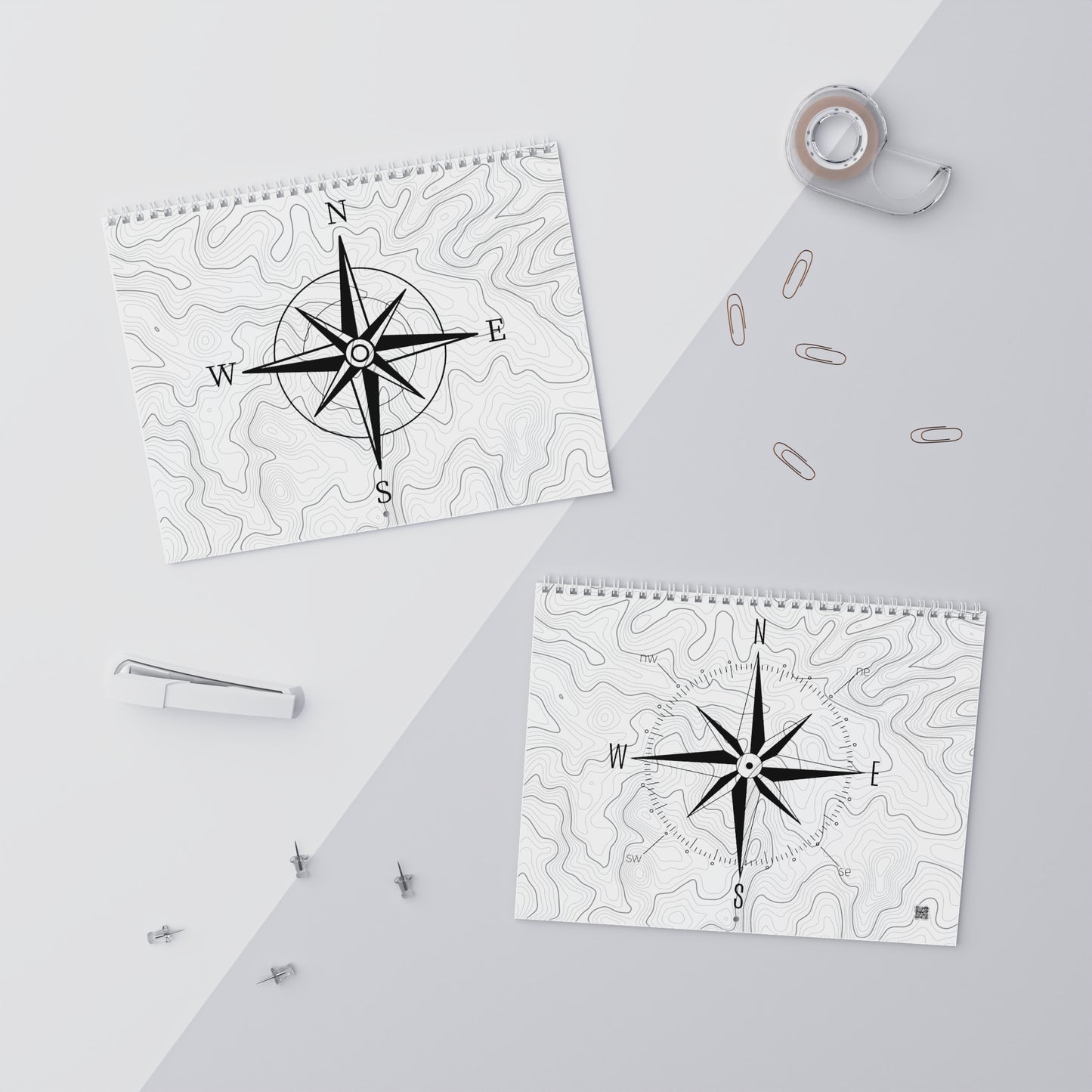 Compass Rose Wall Calendar (2024)