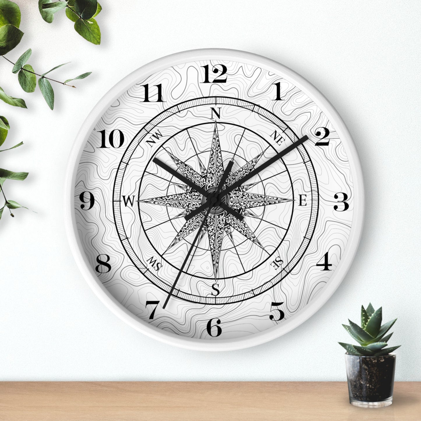 Survey Style Wall Clock