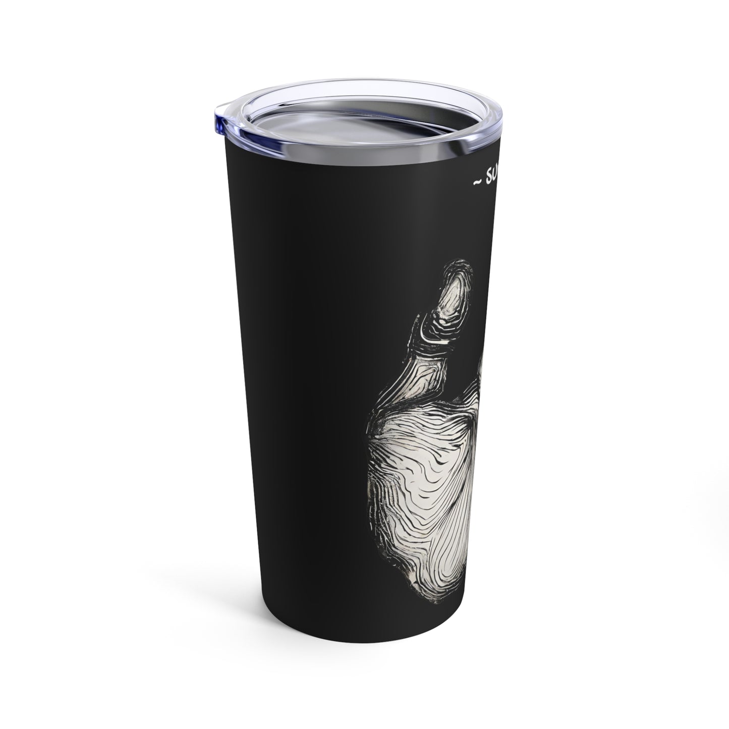 Survey Contour Hand Print Coffee Mug