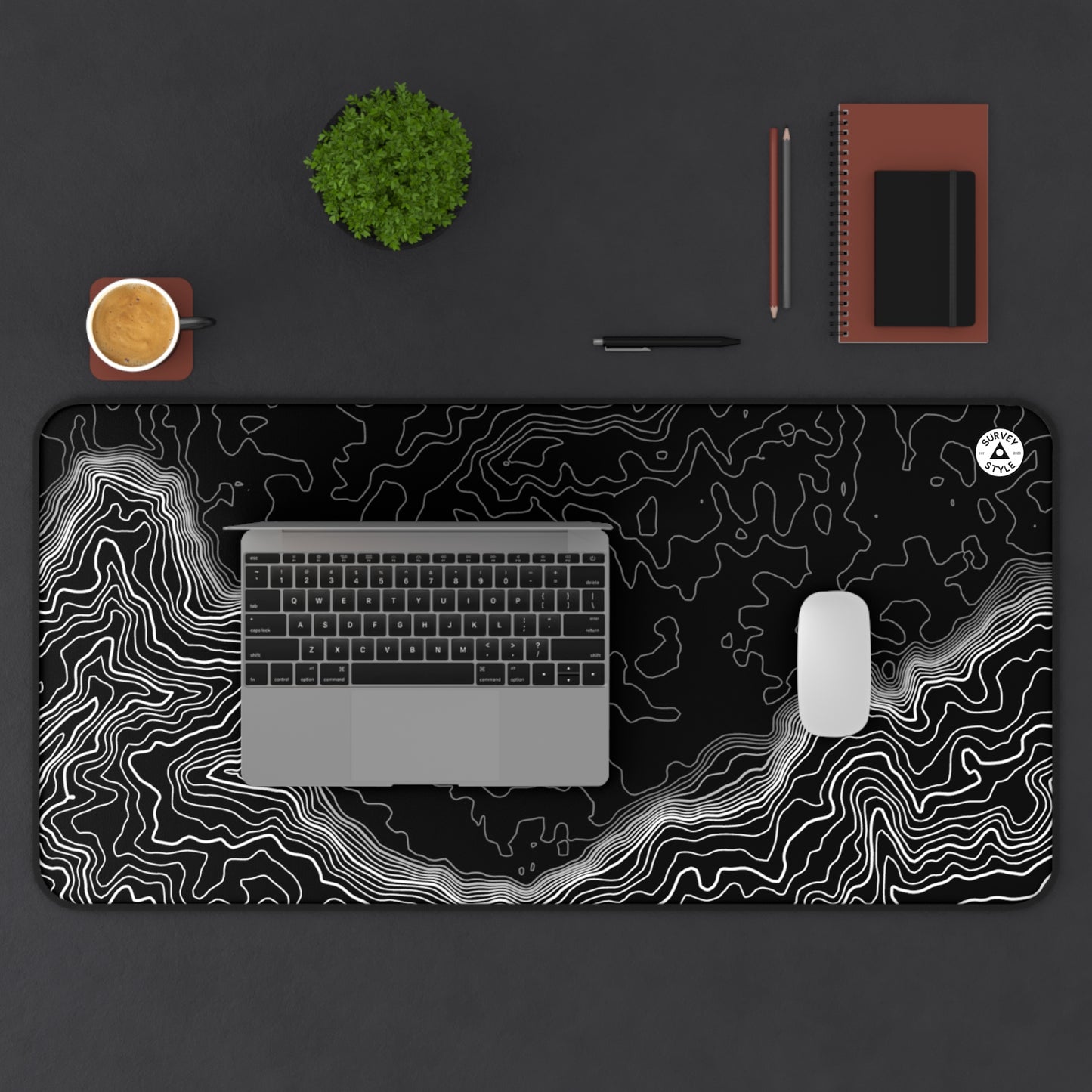 Desk Mat - Contours